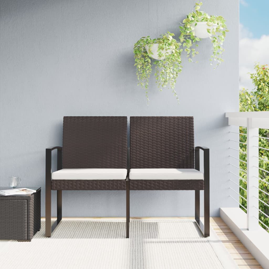 Tuinbank 2-zits Bruin - Retourdeal! 40% Korting!