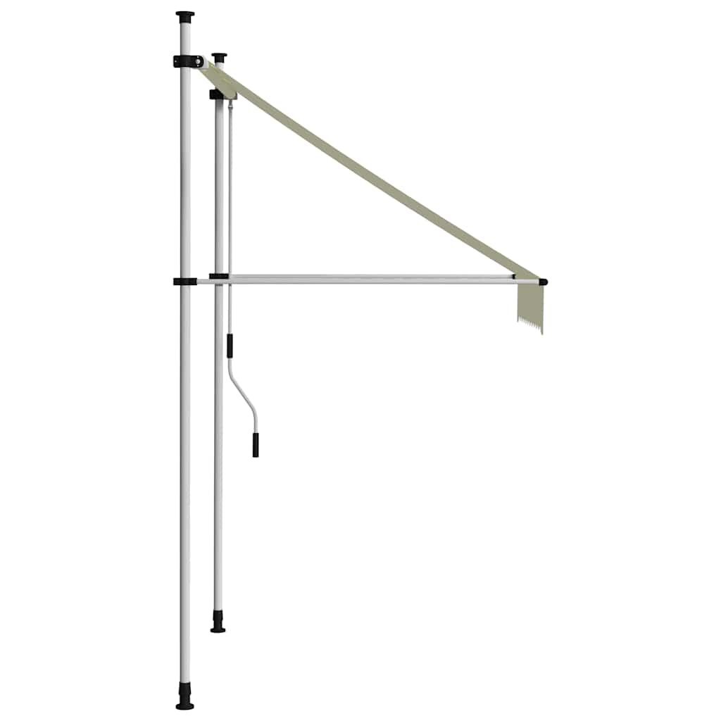vidaXL Luifel Crème 100cm - Handmatig - 40% Korting!