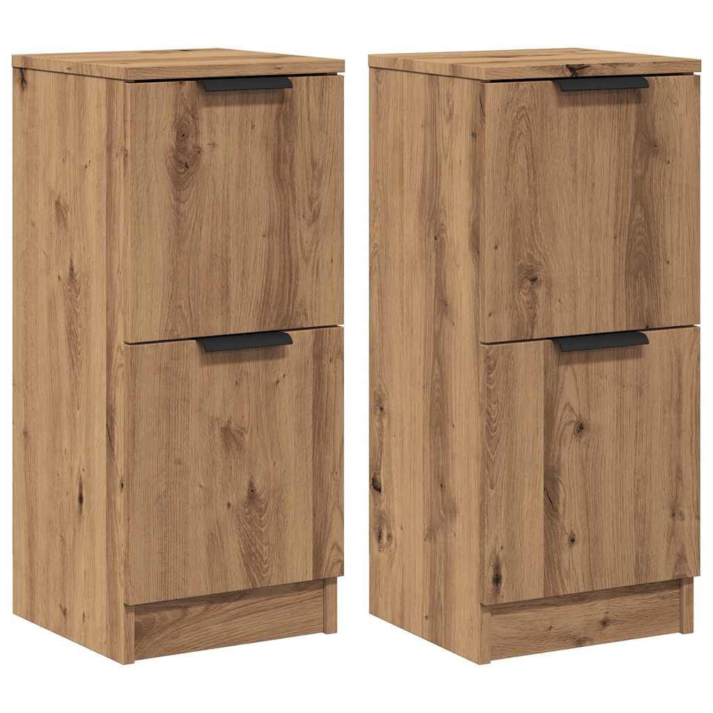 vidaXL Dressoirs (2x) Eiken - 40% Korting!