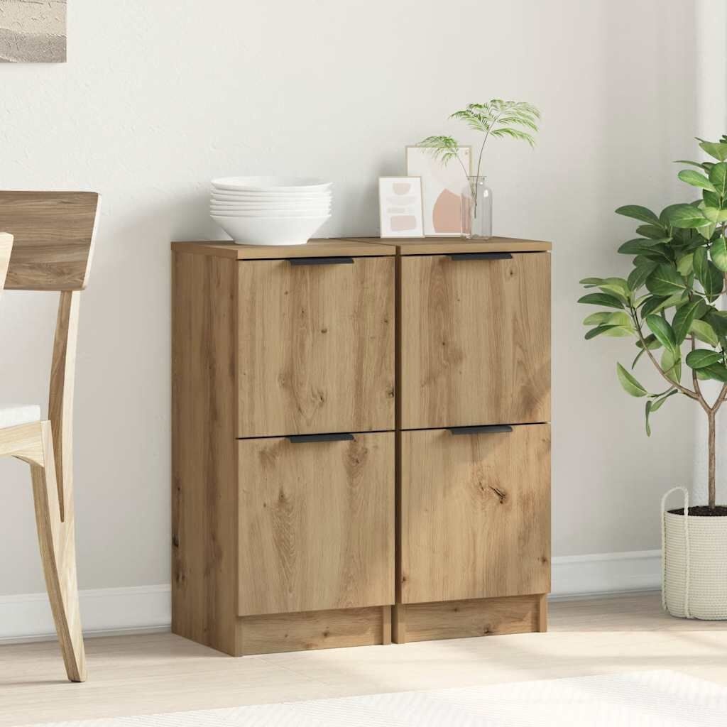 vidaXL Dressoirs (2x) Eiken - 40% Korting!