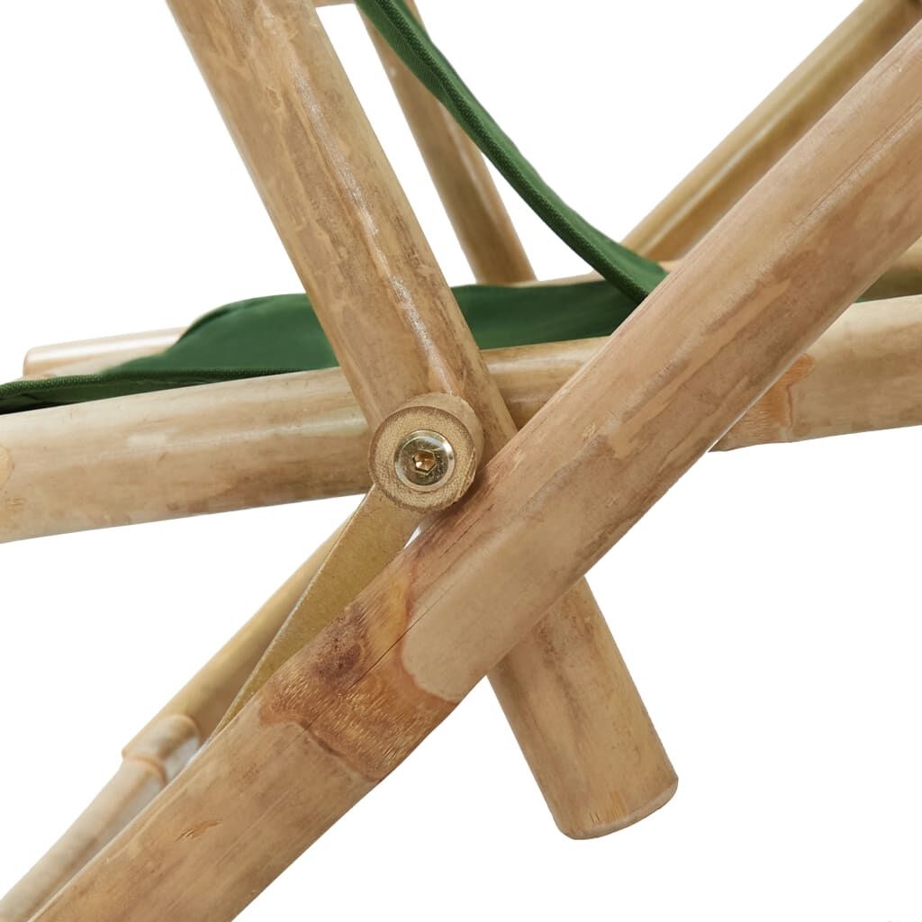 VidaXL Relaxstoel Bamboe Groen - DEALS! 60% Korting!