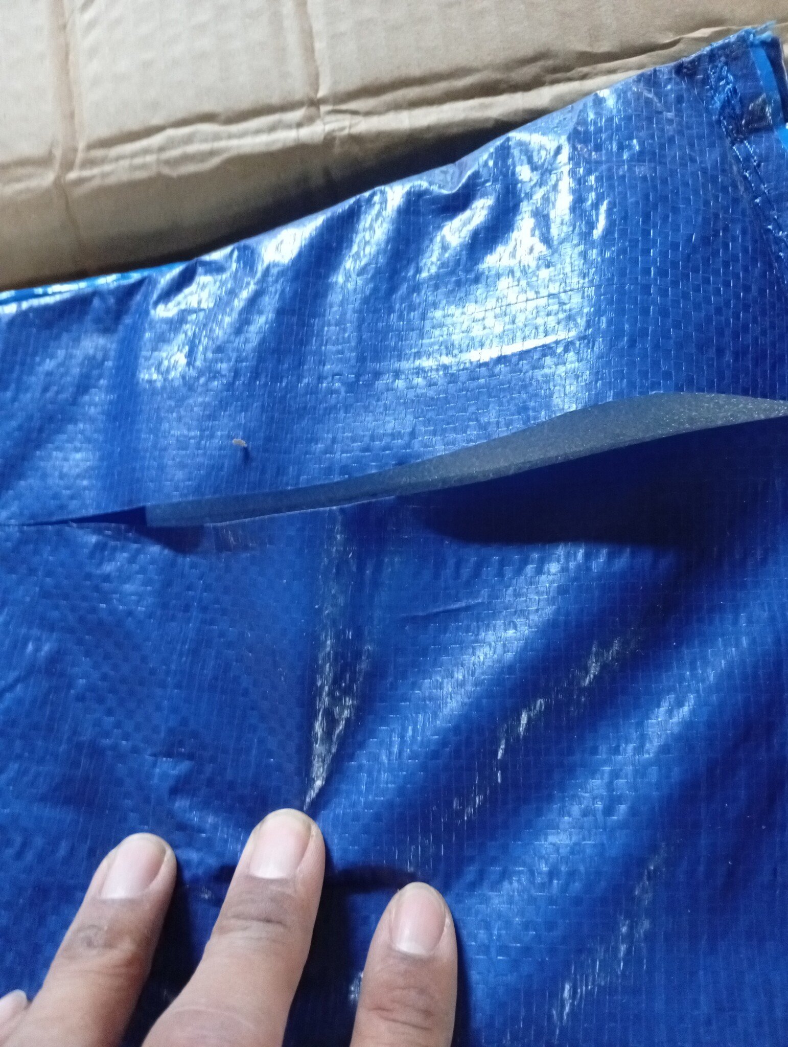 Trampoline Randkussen 366cm - Blauw - 64% Korting!