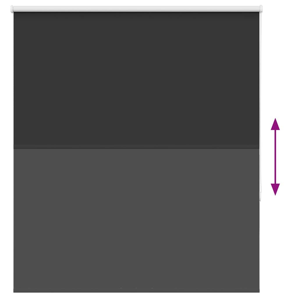 vidaXL Verduisterend Rolgordijn 125x150cm Zwart - 35% Korting!