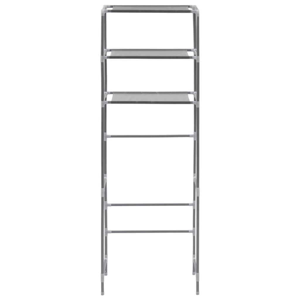 vidaXL Toilet Opbergrek 3-laags Zilver - 40% Korting!