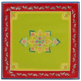 vidaXL Salontafel Groen Mangohout - Handgeschilderd - 40% Korting!