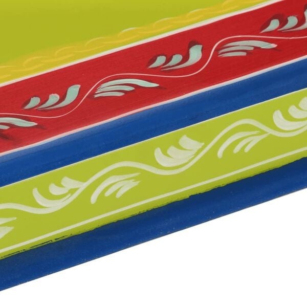 vidaXL Salontafel Groen Mangohout - Handgeschilderd - 40% Korting!