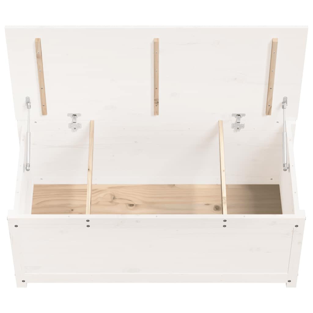 Opbergbox Grenenhout Wit 110cm - 35% Korting!