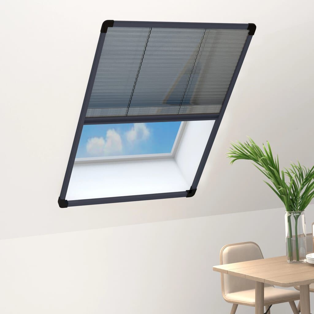 Raamhor Plissé 80x120 cm Antraciet - 40% Korting!