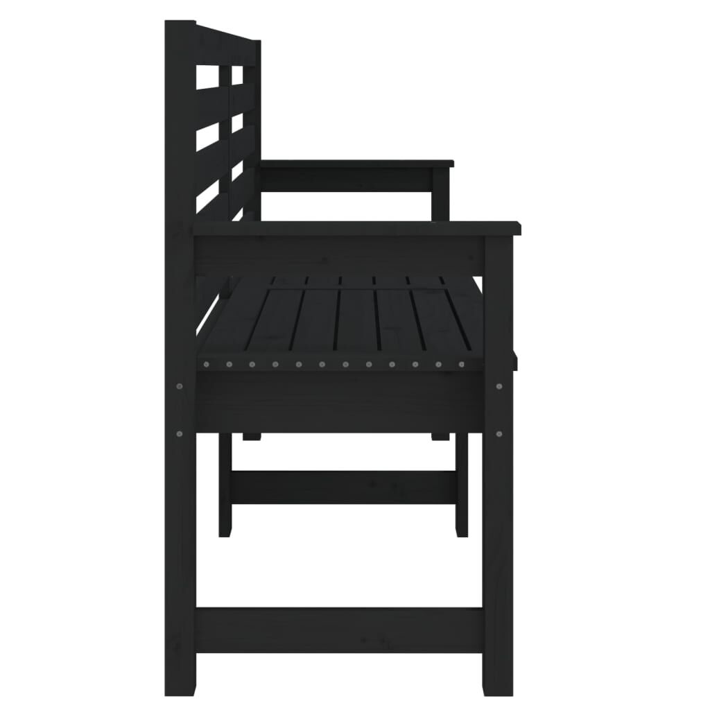 Tuinbank Grenenhout Zwart 159cm - 55% Korting!
