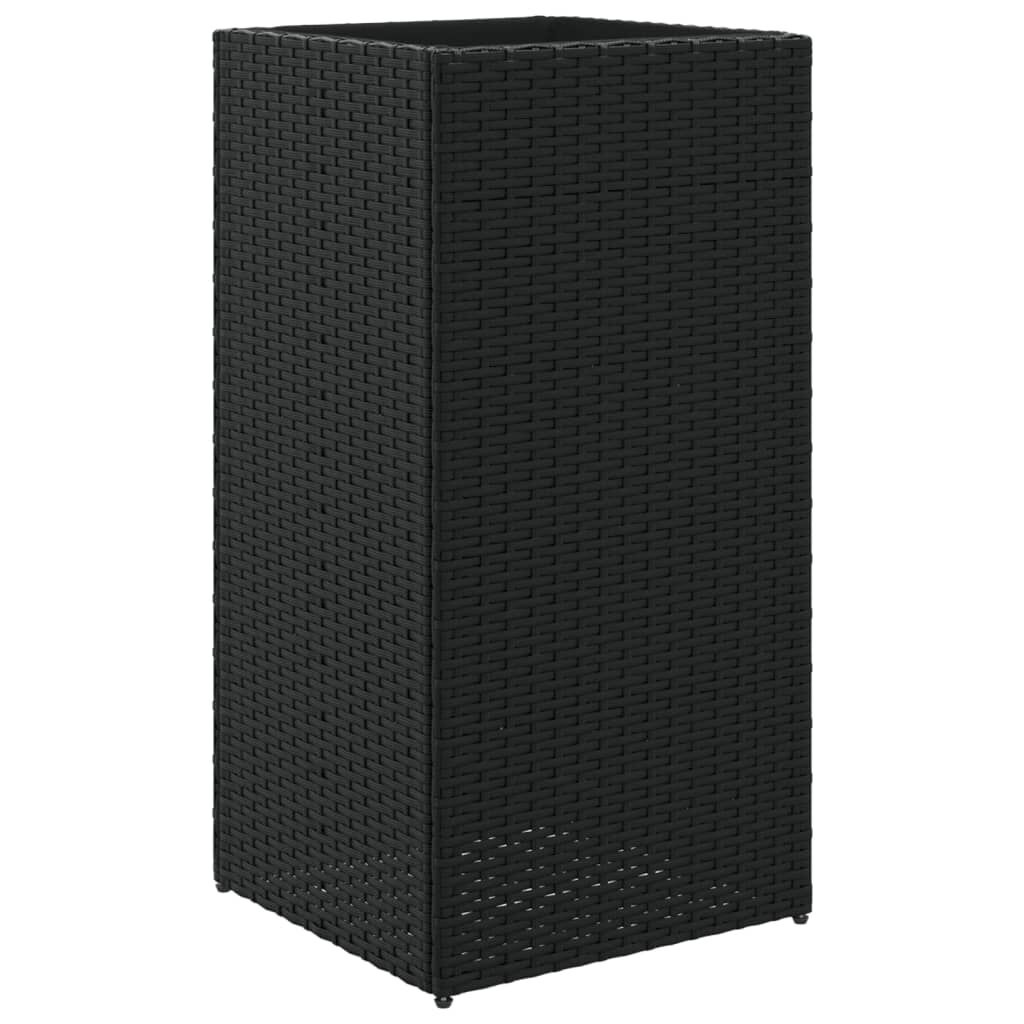 VidaXL Plantenbak Zwart 40x40x80cm -60% Korting!