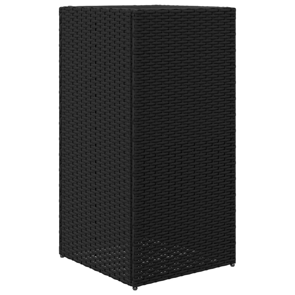 VidaXL Plantenbak Zwart 40x40x80cm -60% Korting!