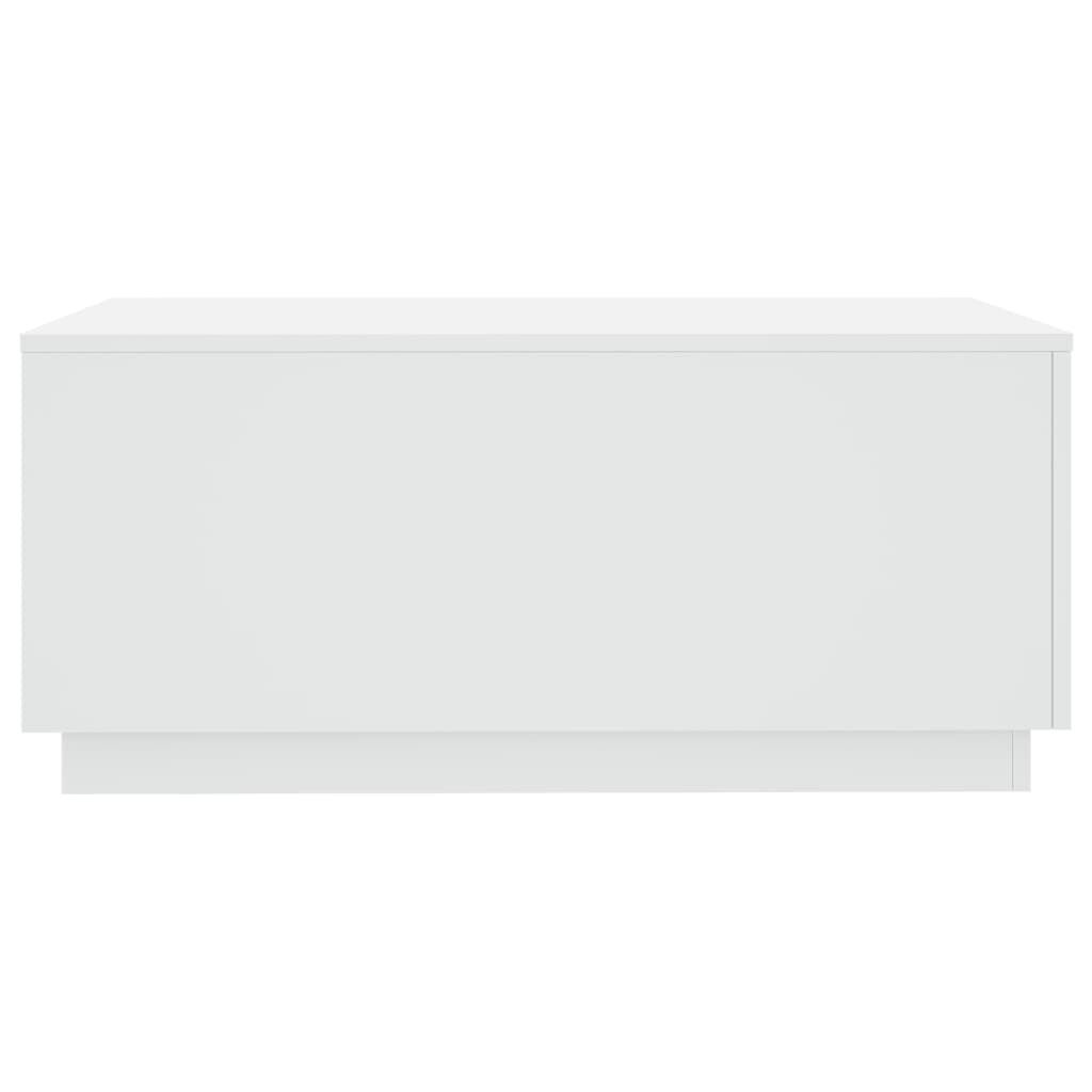 vidaXL Salontafel LED Wit 90x50cm - 40% Korting!