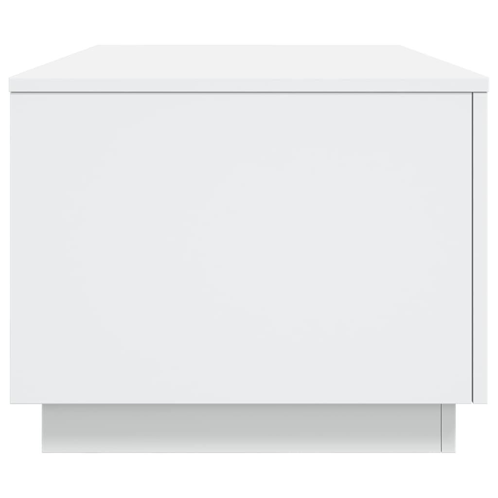 vidaXL Salontafel LED Wit 90x50cm - 40% Korting!