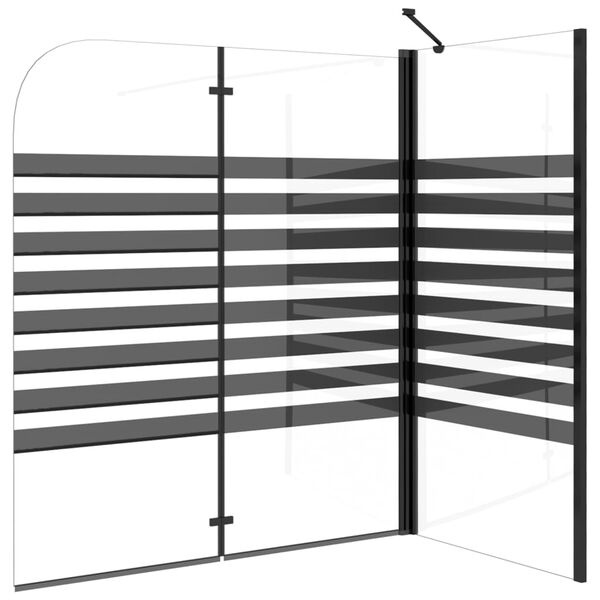 vidaXL Badwand Gestreept 120x68x130cm - 40% Korting!
