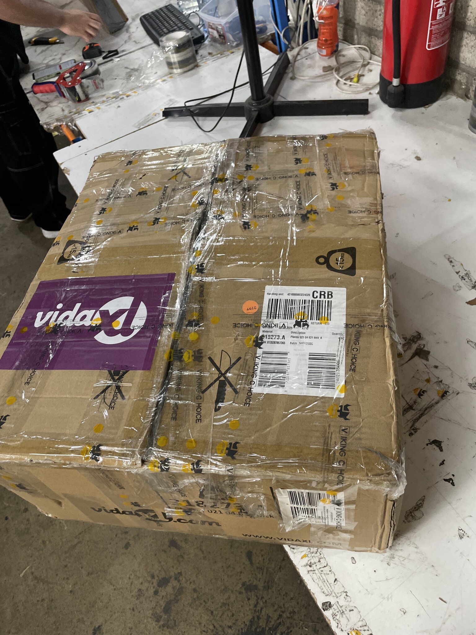 vidaXL Plantenbak met Latwerk 120cm Zwart - 40% Korting!