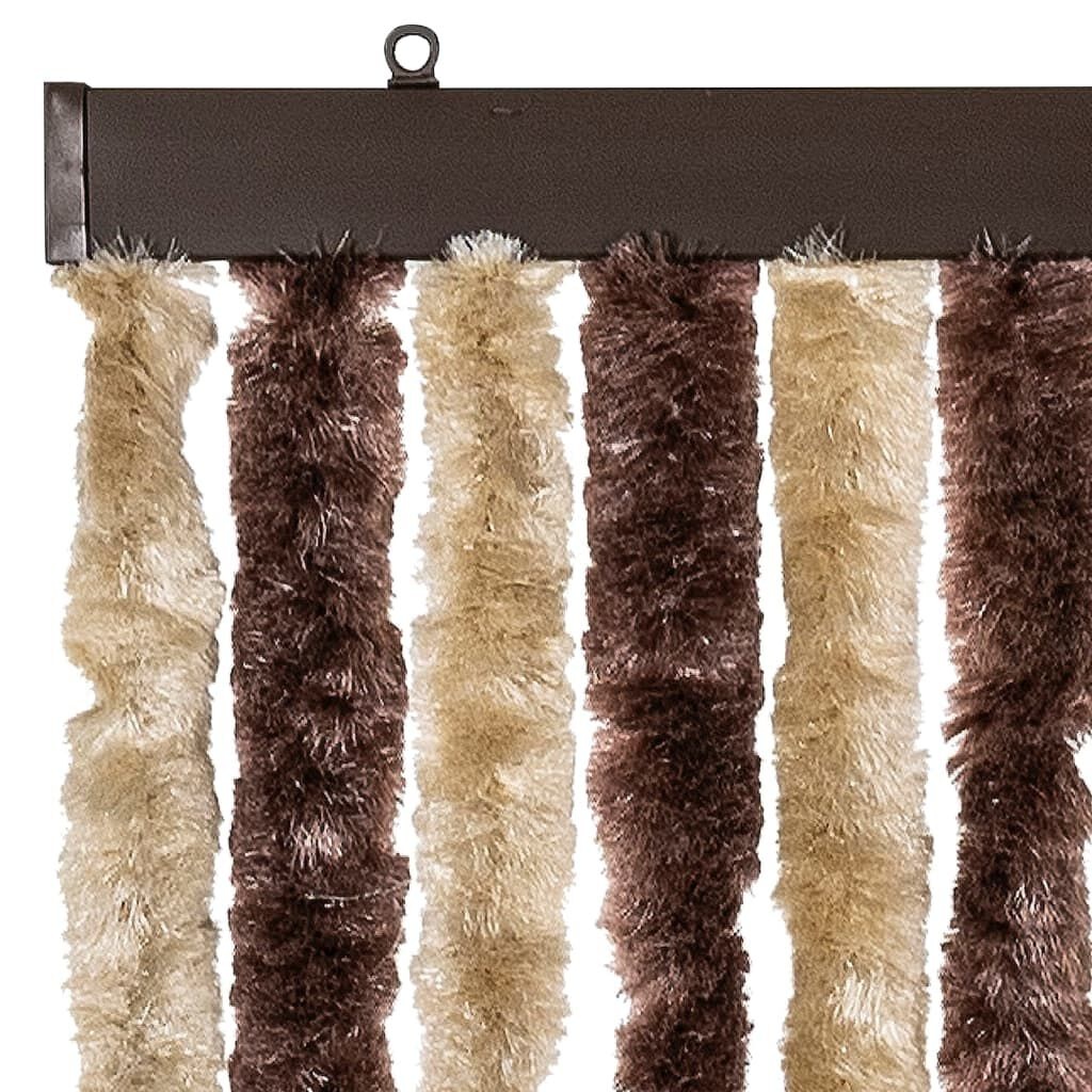 Vliegengordijn Chenille Beige/Lichtbruin 90x200cm - 40% Korting!