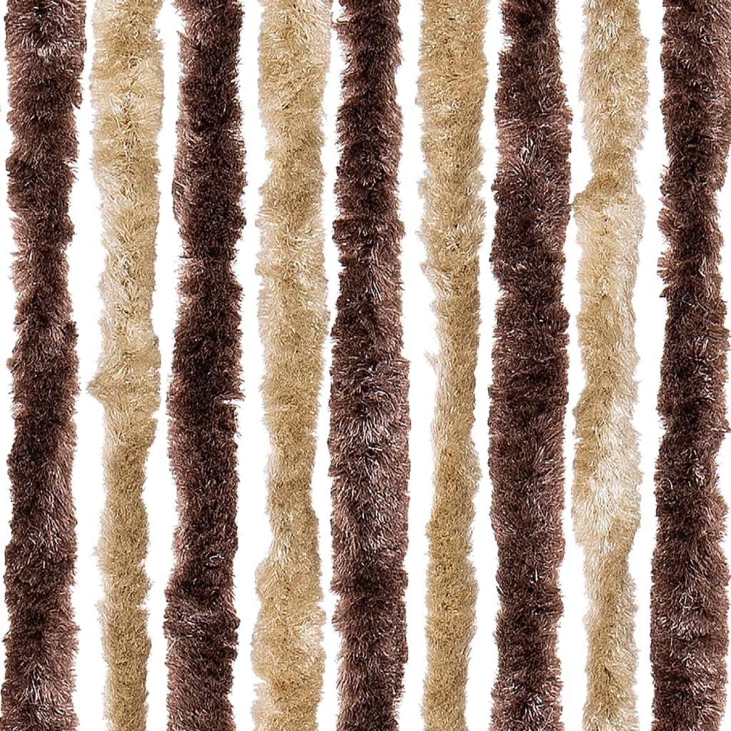 Vliegengordijn Chenille Beige/Lichtbruin 90x200cm - 40% Korting!