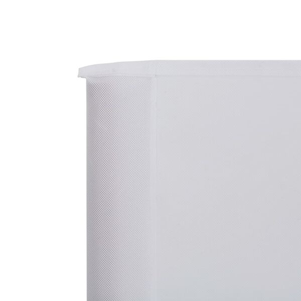 VidaXL Windscherm 3-Panelen 400x120 Wit - 40% Korting!