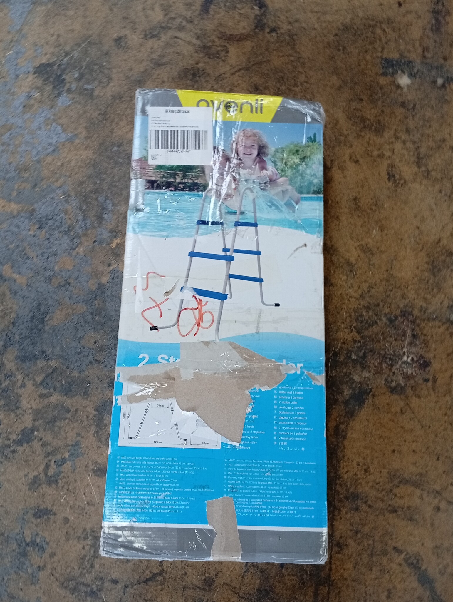 Zwembadladder 84cm - Topdeal! 55% Korting