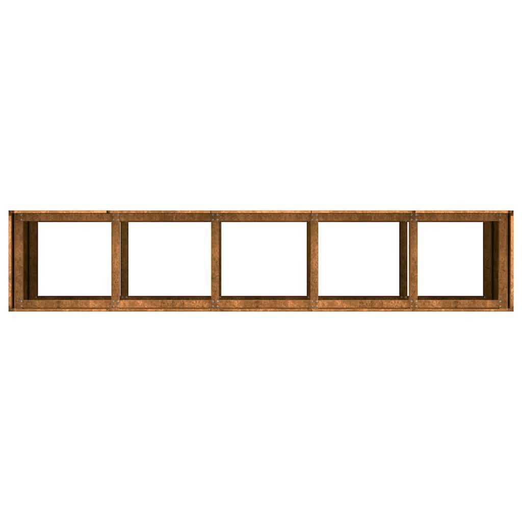 VidaXL Plantenbak Roestbruin 200x40x80cm - 40% Korting!