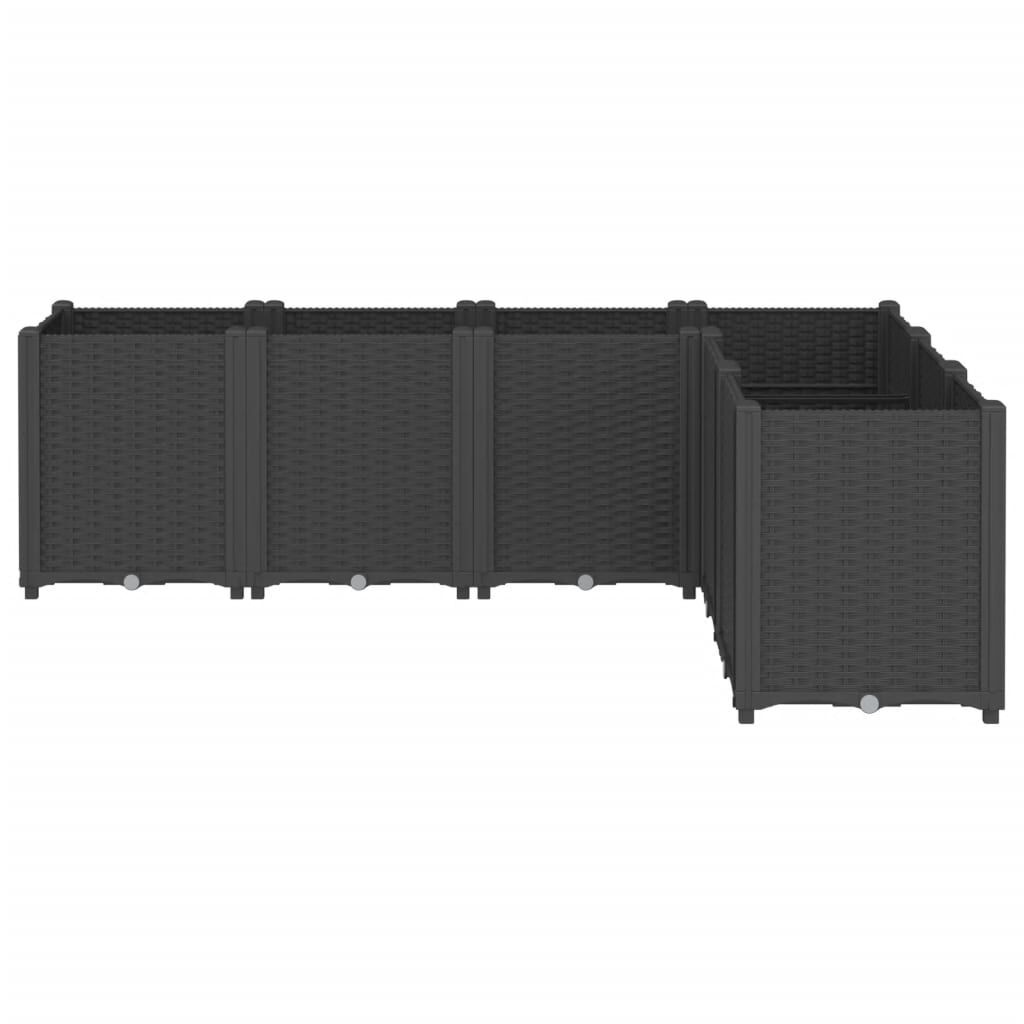 vidaXL Plantenbak Zwart 160x120cm - 40% Korting!