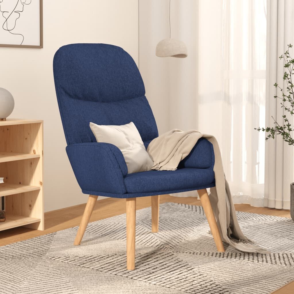 Relaxstoel Blauw - Zo Goed Als Nieuw! 40% Korting