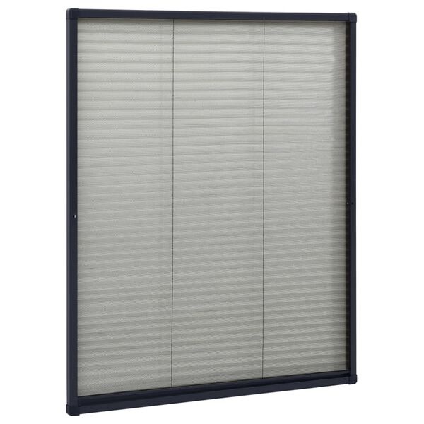vidaXL Raamhor Plissé 60x80 Antraciet - 40% Korting!