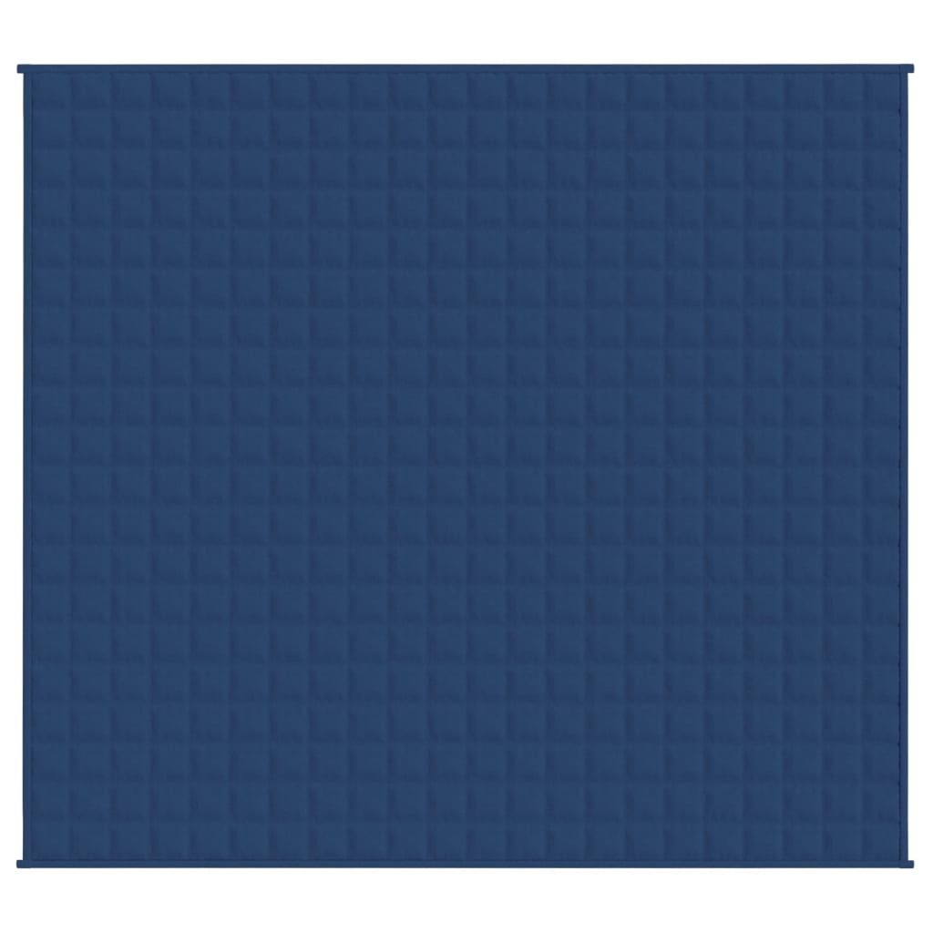 vidaXL Verzwaringsdeken 220x235cm 11kg Blauw - 40% Korting!