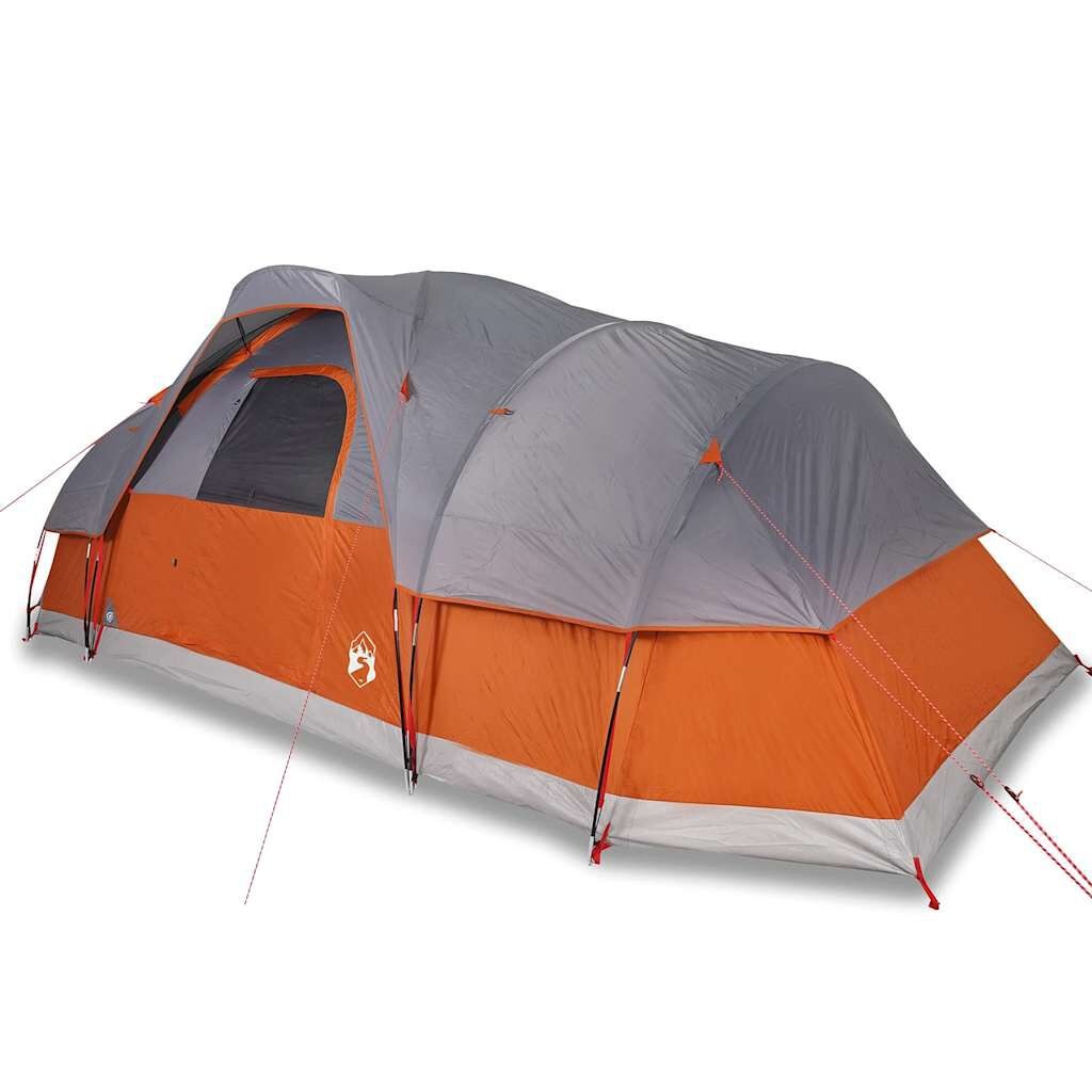 vidaXL 11-Persoons Koepeltent Grijs/Oranje - 40% Korting!