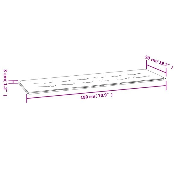 Tuinbankkussen Crème 180cm - 40% Korting!
