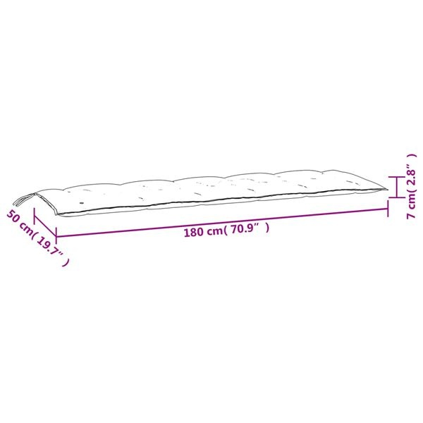 Tuinbankkussen Wijnrood 180cm - 40% Korting!