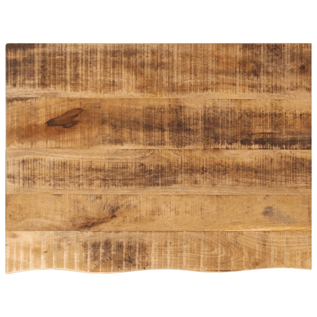 Mangohouten Tafelblad 80x60cm - Natuurlijke Rand - 40% Korting!