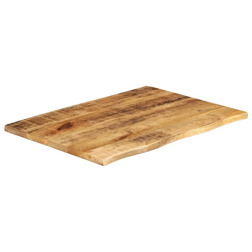 Mangohouten Tafelblad 80x60cm - Natuurlijke Rand - 40% Korting!