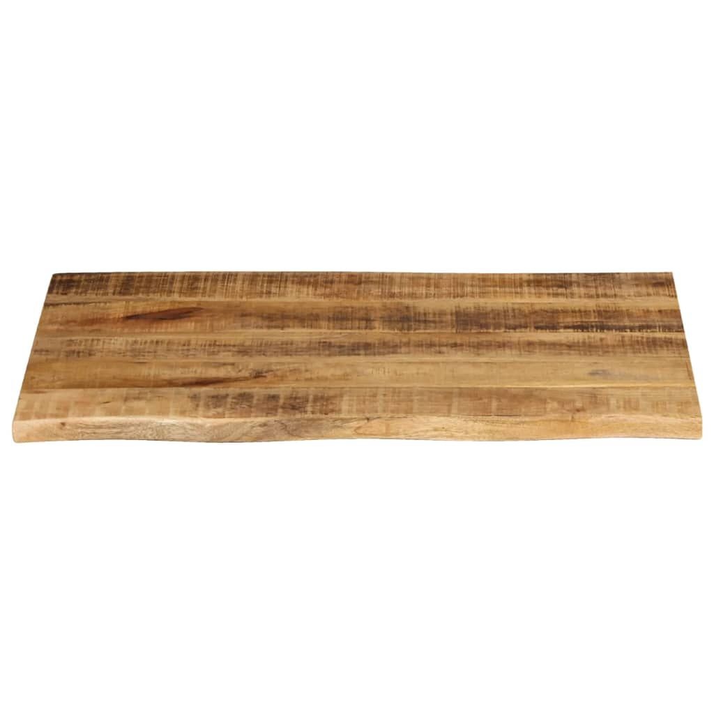 Mangohouten Tafelblad 80x60cm - Natuurlijke Rand - 40% Korting!