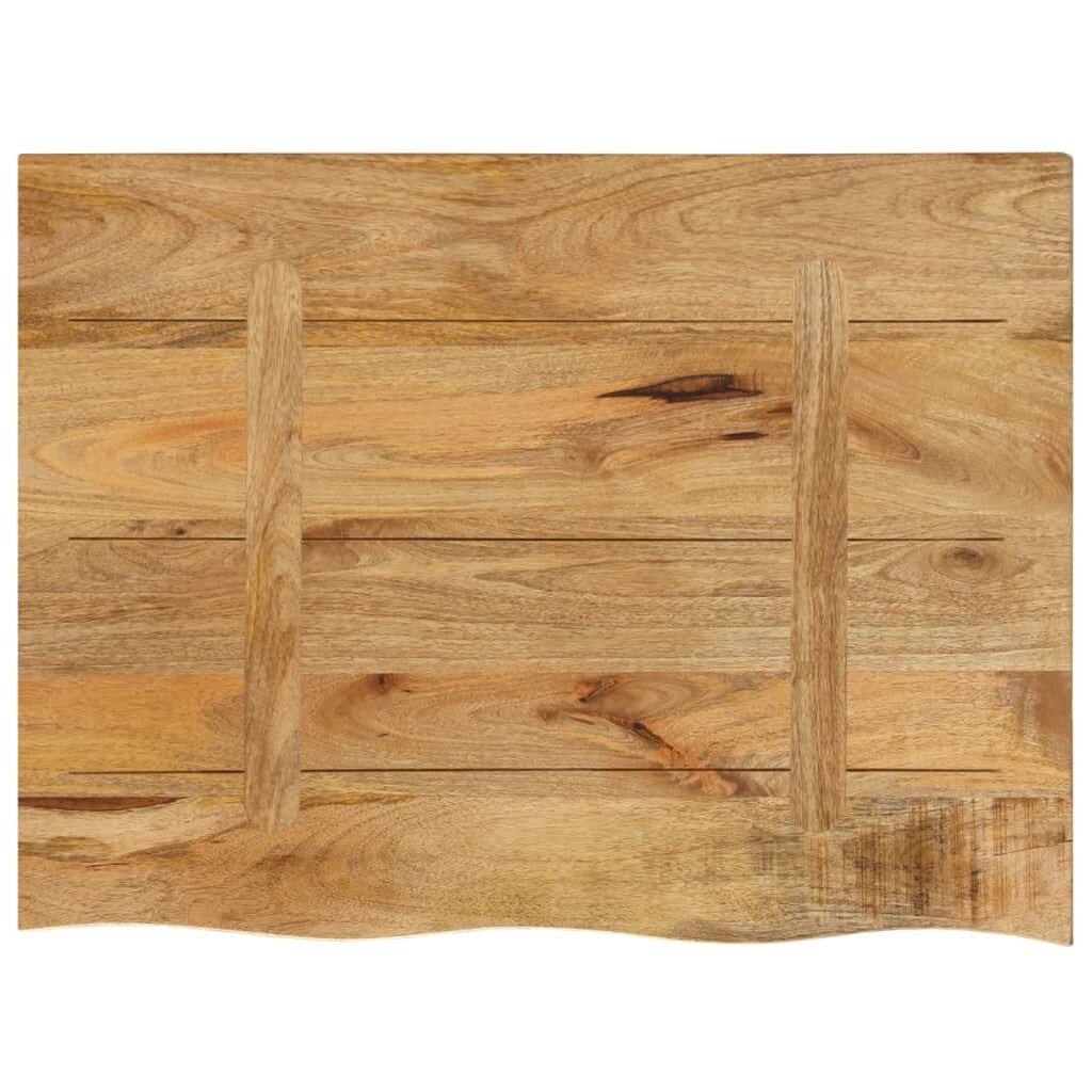 Mangohouten Tafelblad 80x60cm - Natuurlijke Rand - 40% Korting!