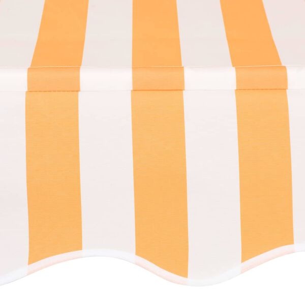 vidaXL Luifel 250cm Oranje/Wit - 40% Korting!