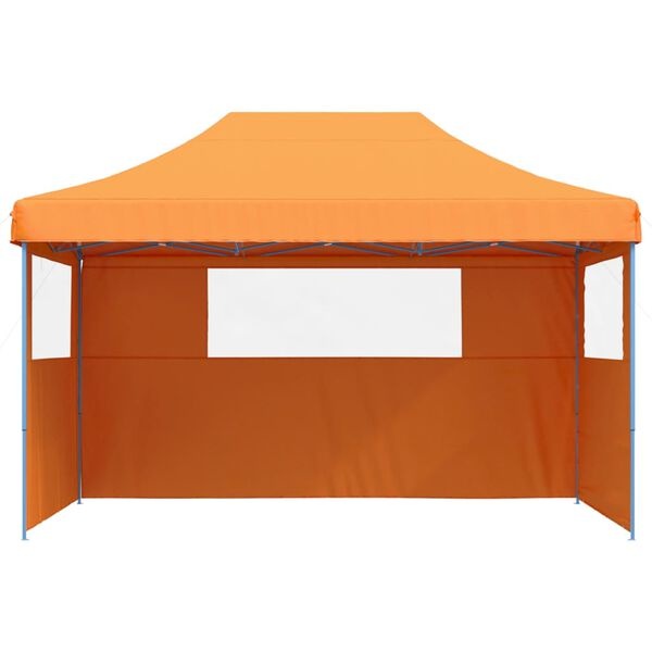 Partytent Inklapbaar Oranje met Zijwanden - 40% Korting!