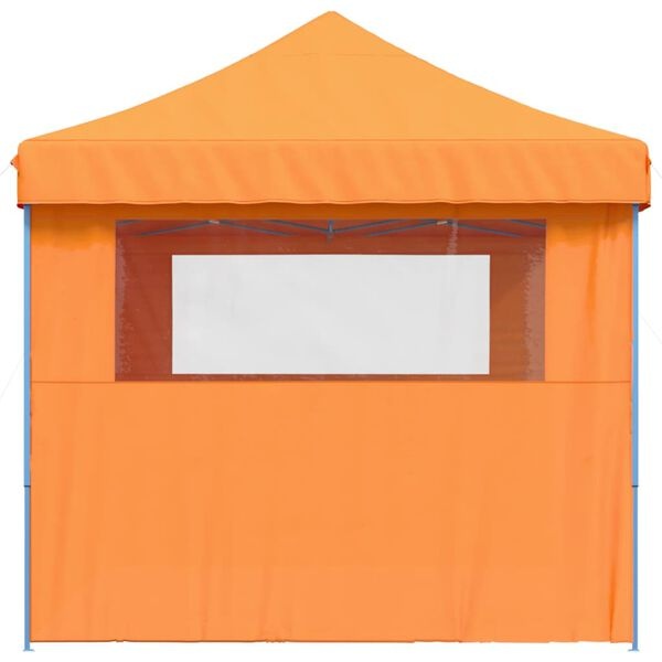 Partytent Inklapbaar Oranje met Zijwanden - 40% Korting!