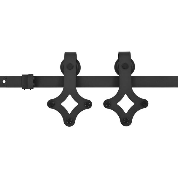 VidaXL Schuifdeur Onderdelen SKIEN 183cm Zwart - 40% Korting!