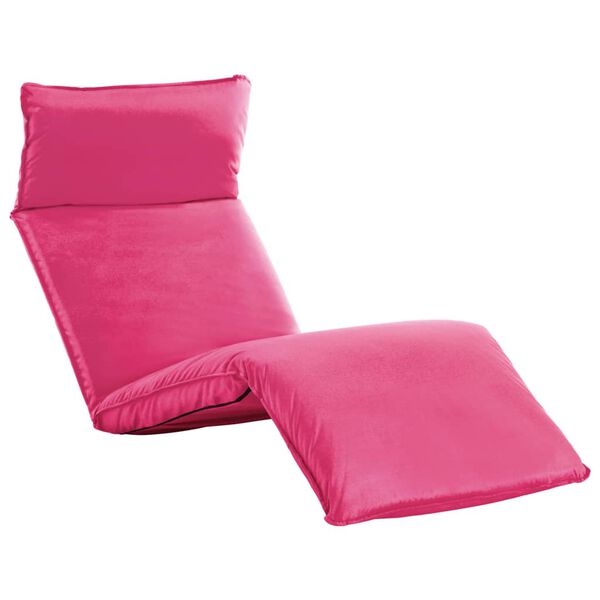 Roze Ligstoel Inklapbaar - Oxford Stof - 40% Korting!