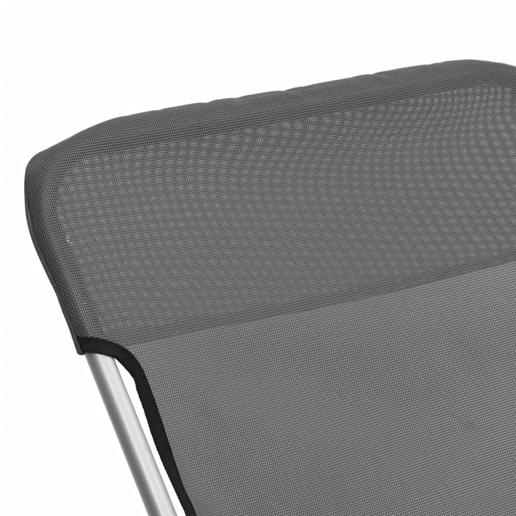 Strandstoelen (2 st.) - Grijs - 35% Korting!
