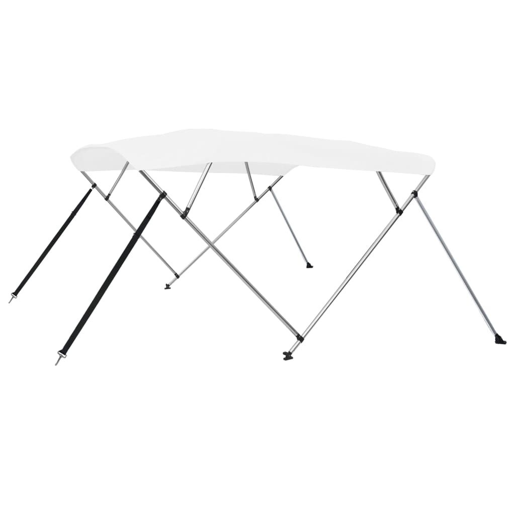 Biminitop 4-boogs wit 243x210cm - 40% Korting!