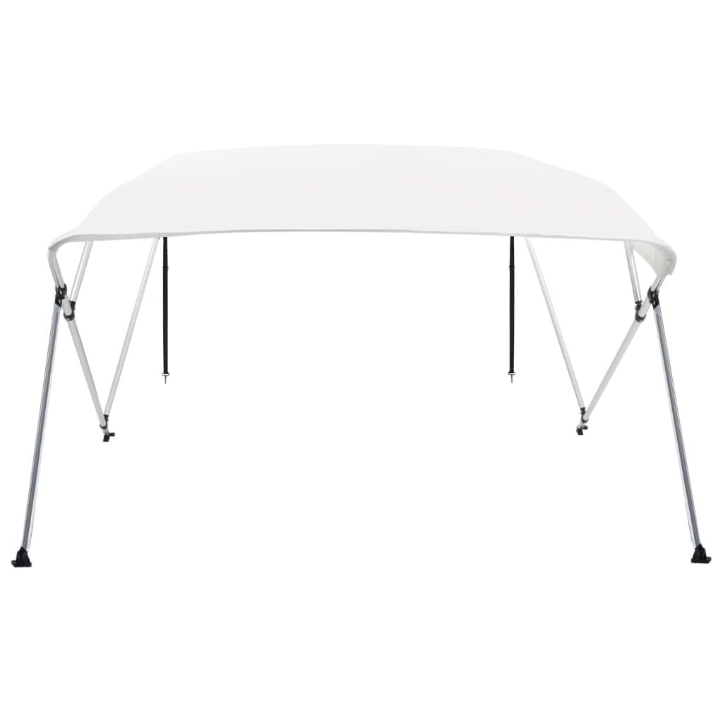 Biminitop 4-boogs wit 243x210cm - 40% Korting!