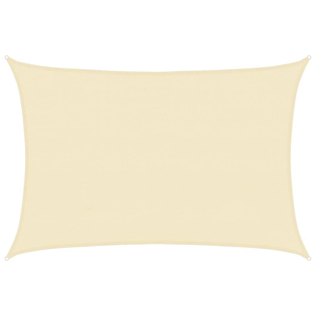 Zonnezeil Crème 4x5m - 60% Korting! Topdeal!