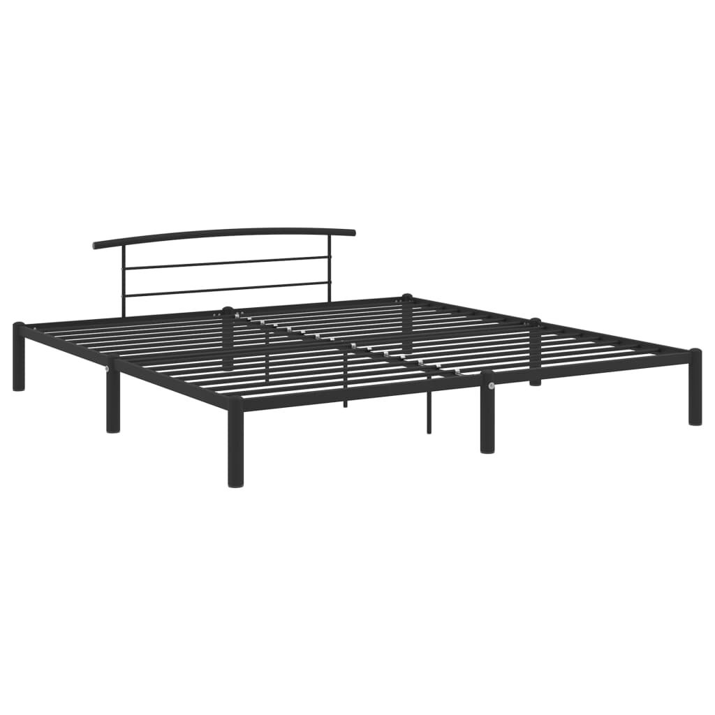VidaXL Bedframe 180x200 Zwart - 40% Korting! (Lichte Gebruikssporen)