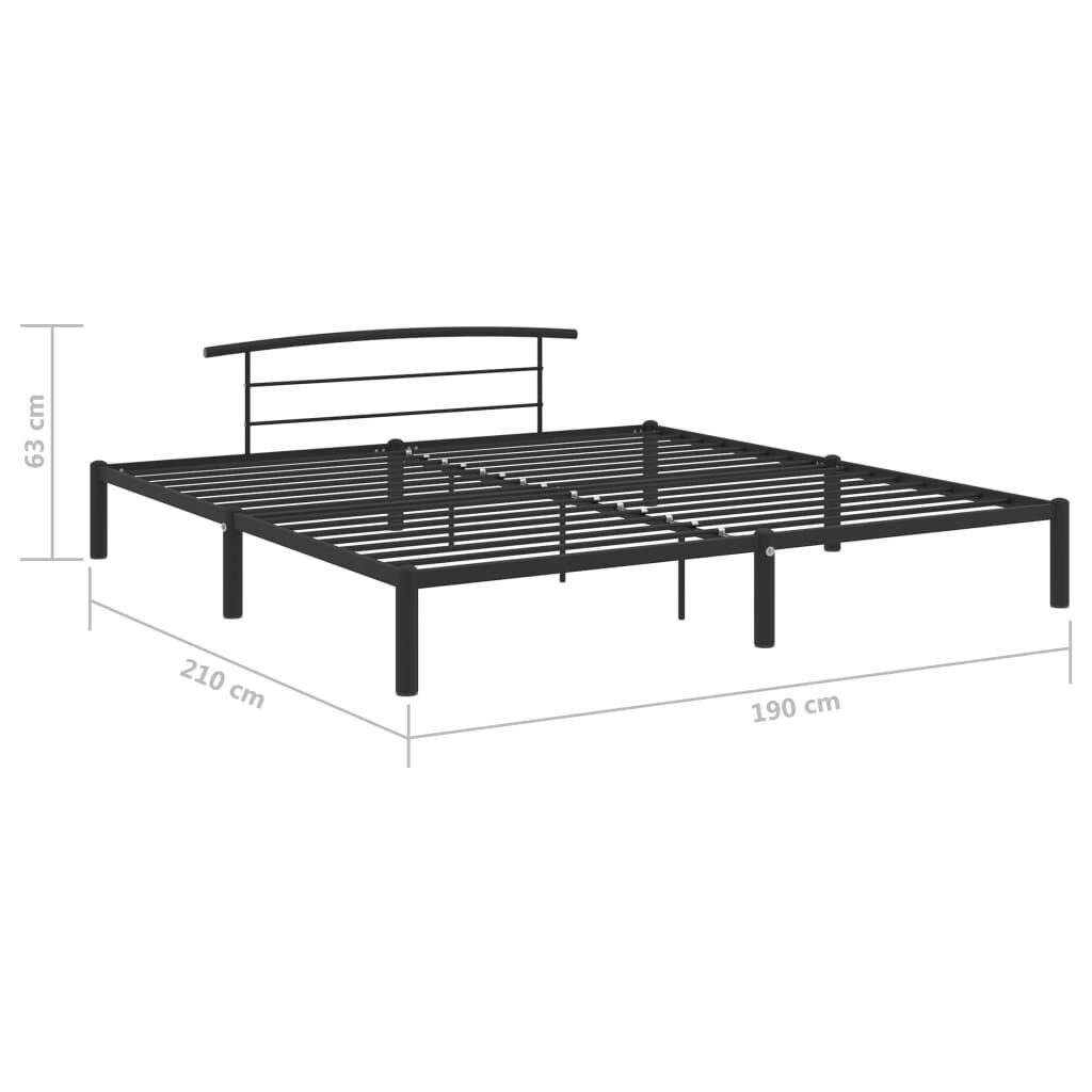 VidaXL Bedframe 180x200 Zwart - 40% Korting! (Lichte Gebruikssporen)