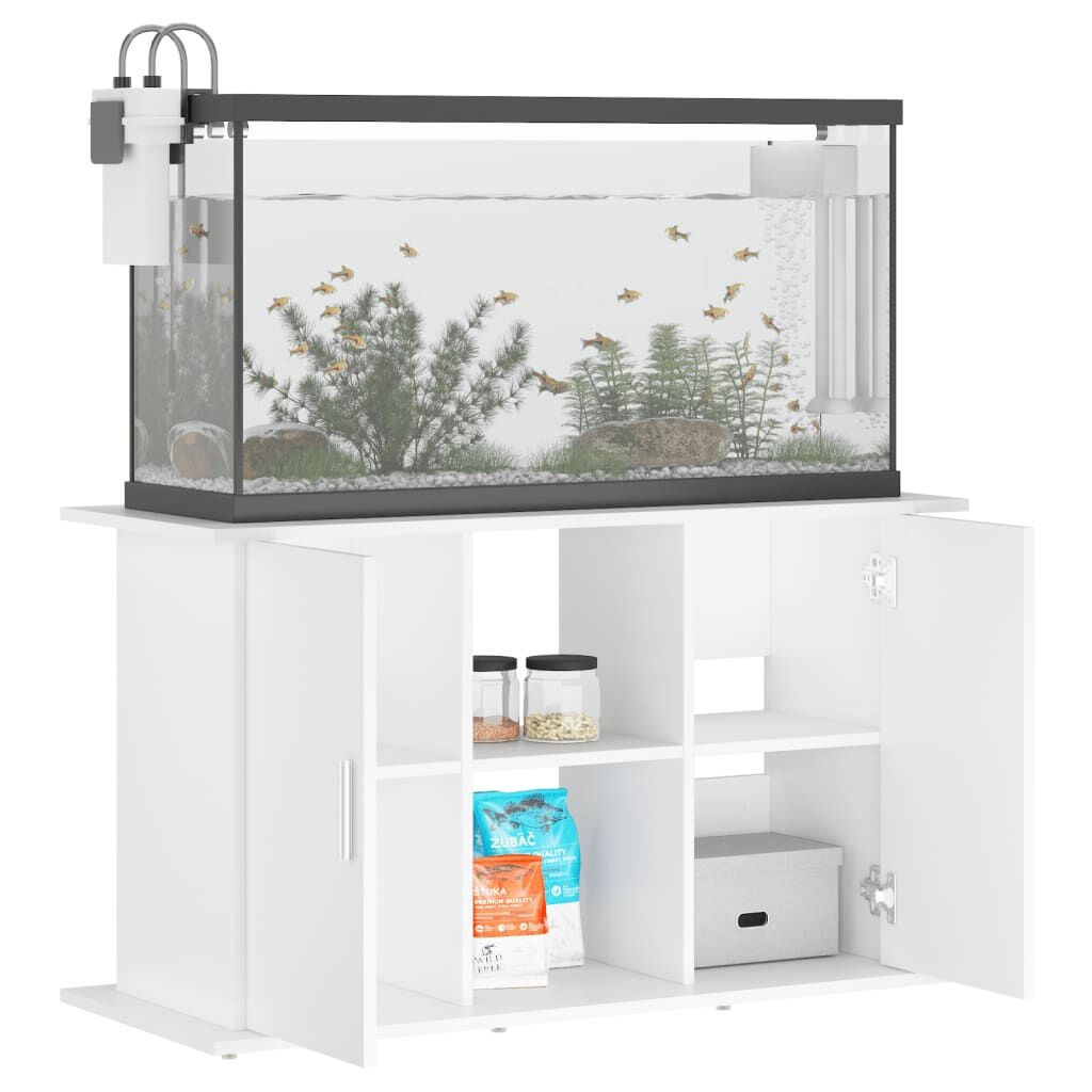vidaXL Aquarium Standaard Wit 101cm - 55% Korting!