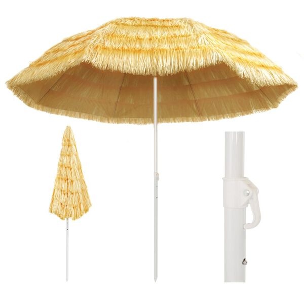 vidaXL Strandparasol Hawaï 300cm - 40% Korting!