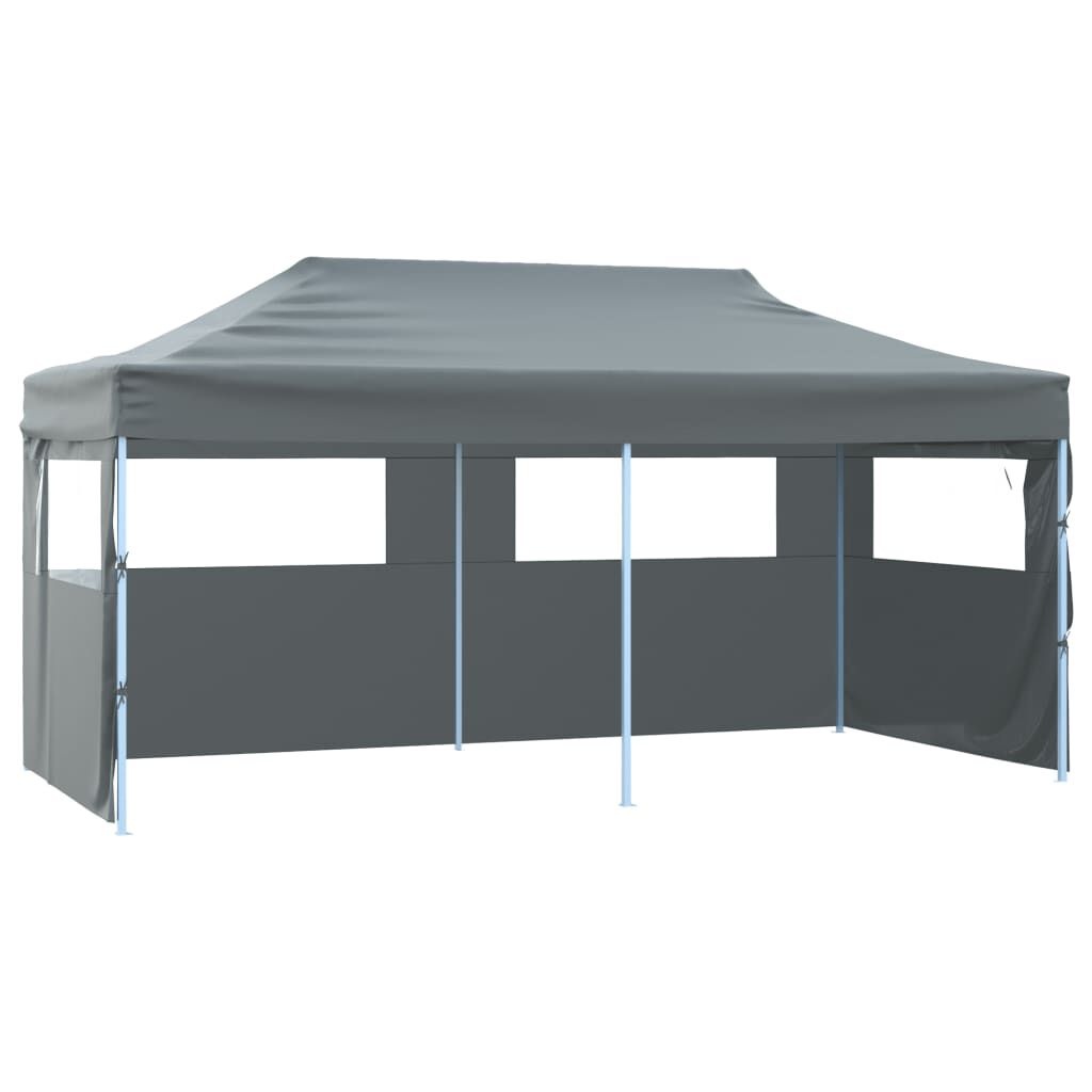 Partytent Inklapbaar 3x6m Antraciet -40% Korting!