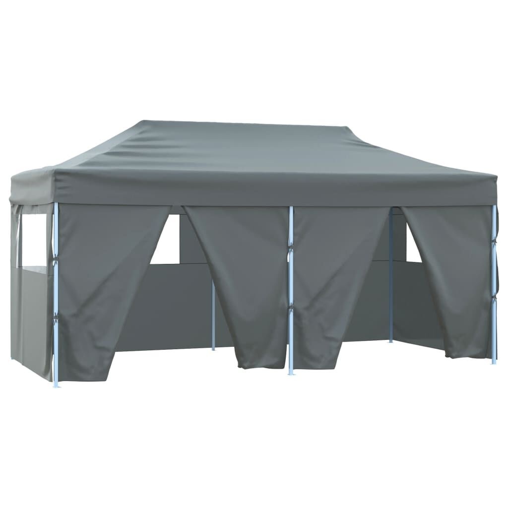 Partytent Inklapbaar 3x6m Antraciet -40% Korting!